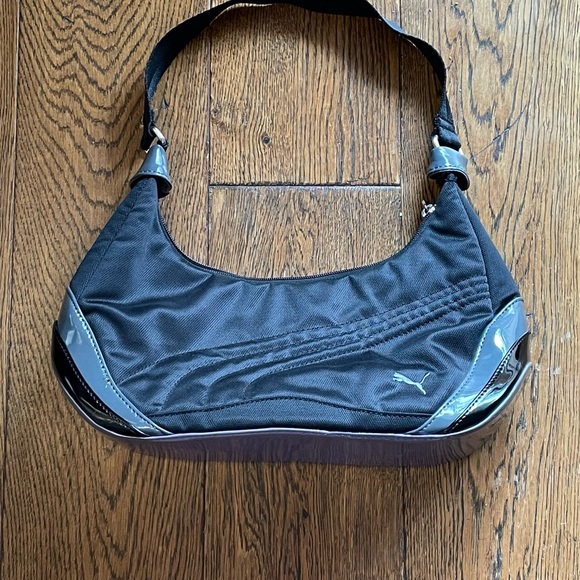 Black Puma small nylon bag - Picture 2 of 13